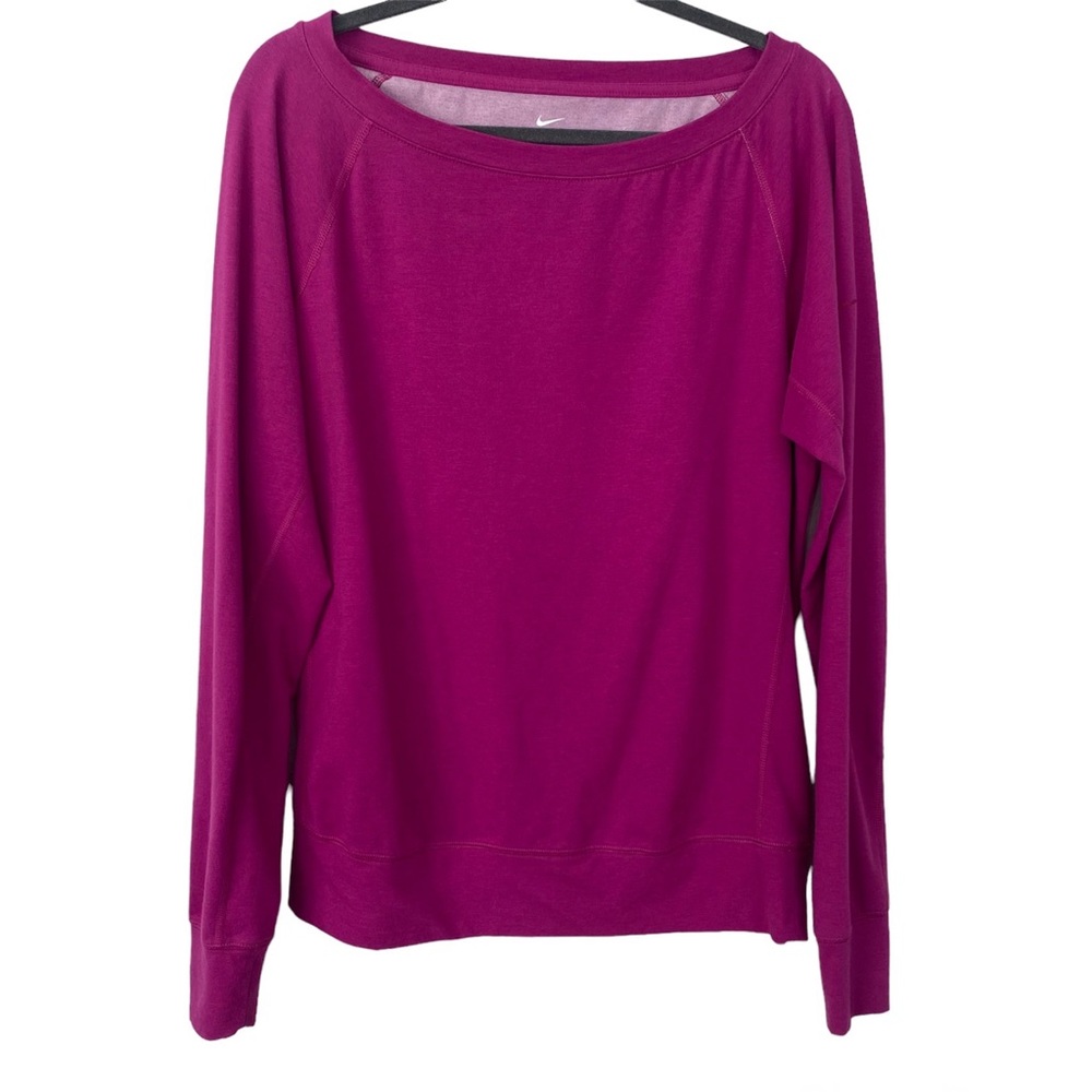 Nike Dri Fit Pink Fuchsia/Magenta Sweatshirt Size Medium